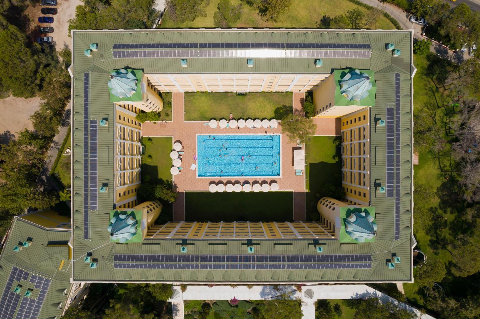 ホテル Pgs クレムリン パレス アンタルヤ エクステリア 写真 Aerial view of the complex